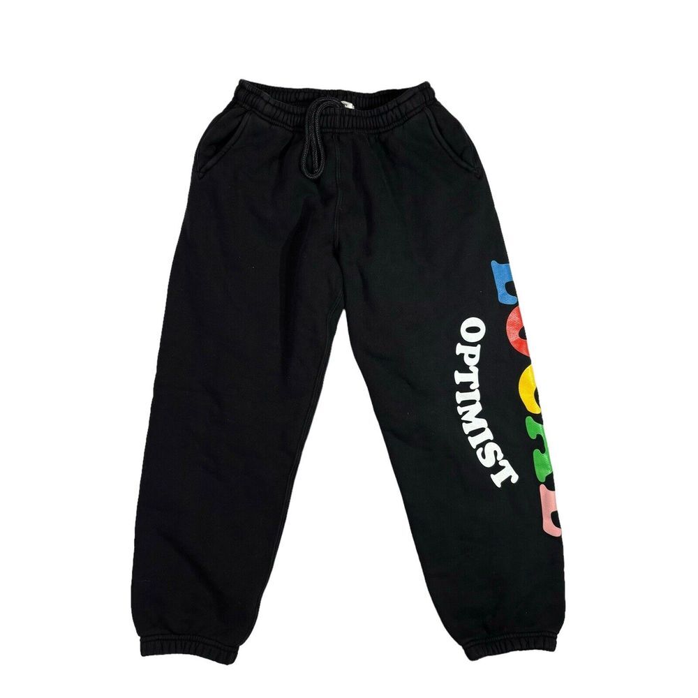 Madhappy Black‎ Local Optimist Feel Yourself Graphic Thick Fleece Sweatpants